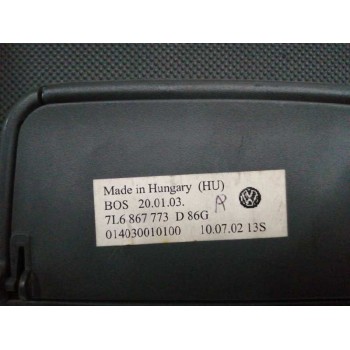 Recambio de bandeja trasera para volkswagen touareg (7la) 5.0 v10 tdi cat (ayh) referencia OEM IAM 7L6867773D  