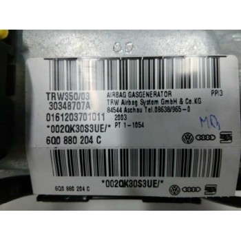 Recambio de airbag delantero derecho para volkswagen polo (9n1) match referencia OEM IAM 6Q0880204C 30348707A 