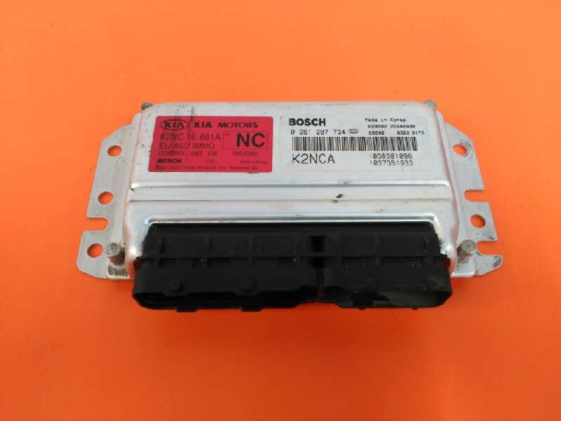 Recambio de centralita motor uce para kia shuma ii 1.6 ls 4 berlina referencia OEM IAM 1038301096 0261207734 