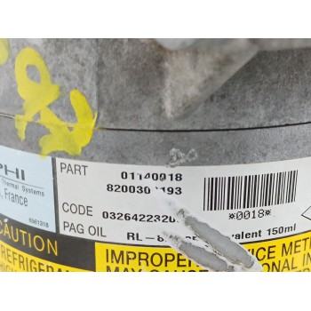 Recambio de compresor aire acondicionado para renault scénic ii (jm0/1_) 1.9 dci (jm0g, jm12, jm1g, jm2c) referencia OEM IAM 820