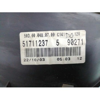 Recambio de cuadro instrumentos para fiat panda (169) 1.2 8v dynamic referencia OEM IAM 51711237 SIN PULSADORES 