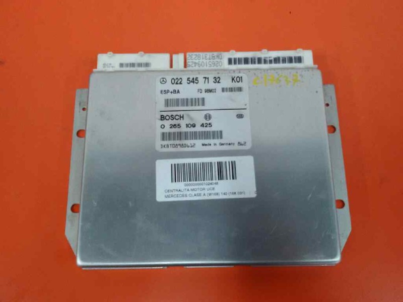 Recambio de centralita motor uce para mercedes-benz clase a (w168) 140 (168.031) referencia OEM IAM A0285452632 0265109425 