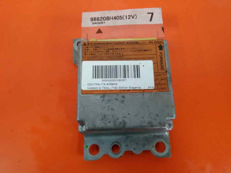 Recambio de centralita airbag para nissan x-trail (t30) edition elegance referencia OEM IAM 988208H405 988208H426 