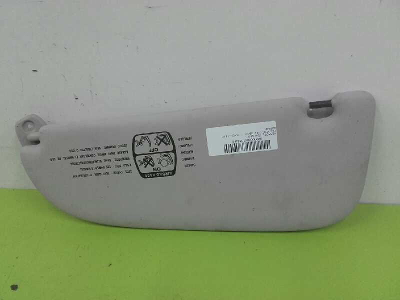 Recambio de parasol derecho para peugeot 206+ básico referencia OEM IAM   