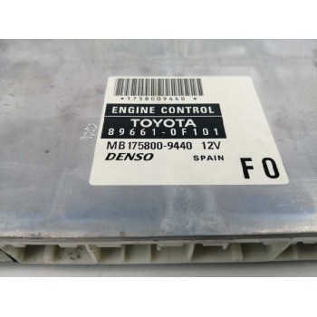 Recambio de centralita motor uce para toyota corolla verso (r1) 2.2 turbodiesel cat referencia OEM IAM 896610F101 MB1758009440 