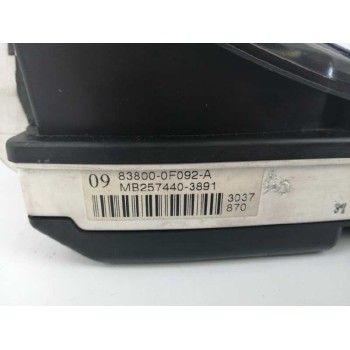 Recambio de cuadro instrumentos para toyota corolla verso (r1) 2.2 turbodiesel cat referencia OEM IAM 838000F092A MB2574403891 