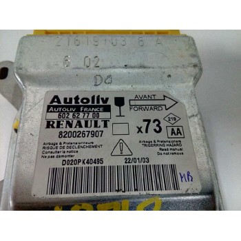 Recambio de centralita airbag para renault vel satis (bj0) privilege referencia OEM IAM 8200267907 602627700 