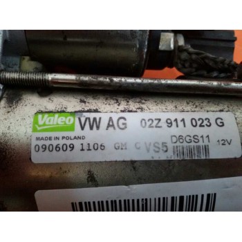 Recambio de motor arranque para volkswagen golf vi (5k1) sport referencia OEM IAM 02Z911023G  