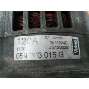 Recambio de alternador para volkswagen passat berlina (3b3) v6 tdi highline 4motion referencia OEM IAM 059903015G SG12B025 120A