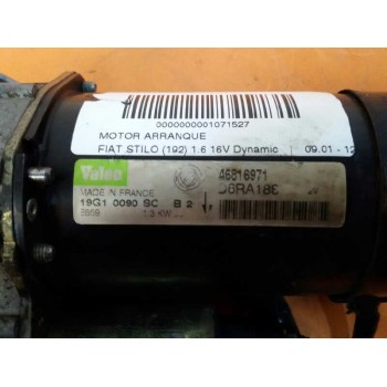 Recambio de motor arranque para fiat stilo (192) 1.6 16v dynamic referencia OEM IAM 0046816971  
