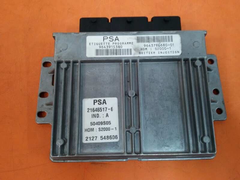 Recambio de centralita motor uce para citroën c5 berlina 1.8 16v premier referencia OEM IAM 9643786680  
