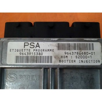 Recambio de centralita motor uce para citroën c5 berlina 1.8 16v premier referencia OEM IAM 9643786680  
