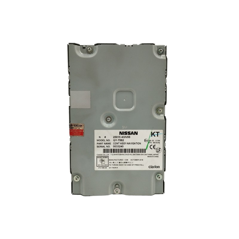 Recambio de sistema navegacion gps para infiniti q50 50 hybrid referencia OEM IAM 259154GN5B  