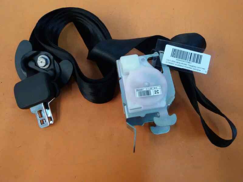 Recambio de cinturon seguridad trasero central para citroën c4 grand picasso exclusive referencia OEM IAM 9654438077  