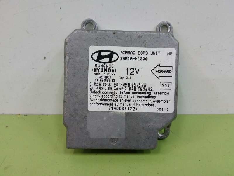 Recambio de centralita airbag para hyundai terracan (hp) 2.9 crdi gl referencia OEM IAM 95910H1200 EA100060003 Recambio de centralita airbag para hyundai terracan (hp) 2.9 crdi gl referencia OEM IAM 95910H1200 EA100060003