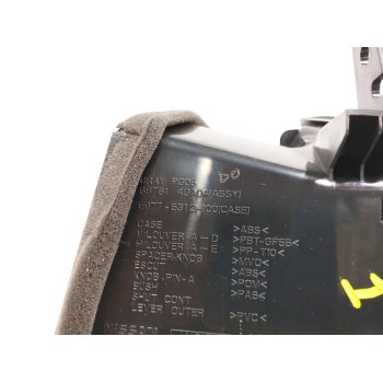 Recambio de rejilla aireadora para infiniti q50 50 hybrid referencia OEM IAM 687614GA0A LADO IZQUIERDO 