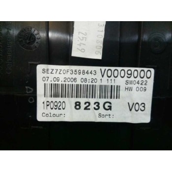 Recambio de cuadro instrumentos para seat leon (1p1) sport referencia OEM IAM 1P0920823G 110080280027 