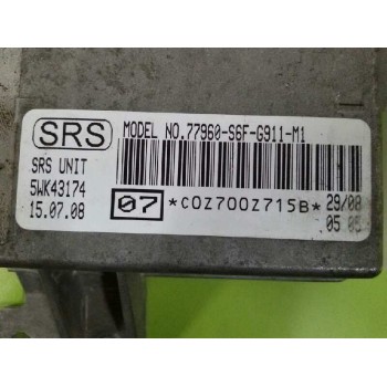 Recambio de centralita airbag para honda civic berlina 5 (eu7/8) 1.7 ctdi ls referencia OEM IAM 77960S6FG91  