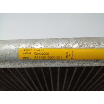 Recambio de radiador agua para smart coupe fortwo coupe (52kw) referencia OEM IAM A4515010001  