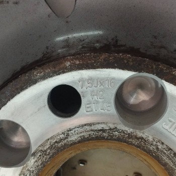 Recambio de llanta para audi a6 berlina (4f2) 3.0 v6 24v tdi referencia OEM IAM 4F0601025AJ 7,5JX16H2 ET45 5H 5X110