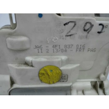 Recambio de cerradura puerta delantera derecha para audi a6 berlina (4f2) 3.0 tdi quattro (165kw) referencia OEM IAM 4F1837016  