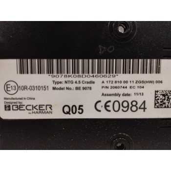 Recambio de modulo electronico para mercedes-benz clase c (w204) lim. 2.1 cdi cat referencia OEM IAM A1728100011  