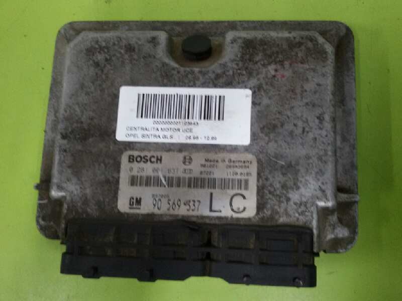 Recambio de centralita motor uce para opel sintra gls referencia OEM IAM 90543923 0281001637 