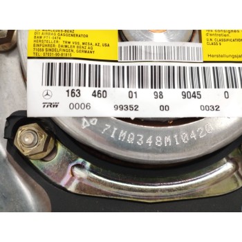 Recambio de airbag delantero izquierdo para mercedes-benz clase m (w163) 2.7 cdi 20v cat referencia OEM IAM 1634600198  