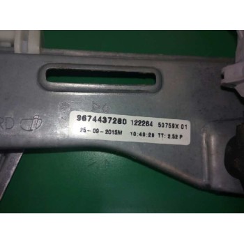 Recambio de elevalunas trasero derecho para citroën c-elysée exclusive referencia OEM IAM CABLE 9674437280 
