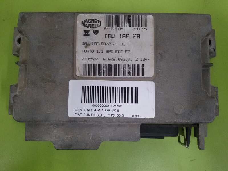 Recambio de centralita motor uce para fiat punto berl. (176) 55 s referencia OEM IAM 007795574  