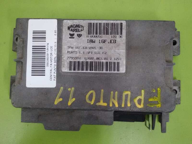 Recambio de centralita motor uce para fiat punto berl. (176) 55 s referencia OEM IAM 007795574  