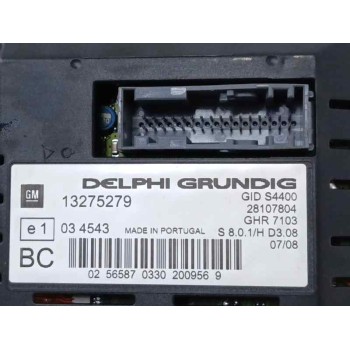 Recambio de pantalla multifuncion para opel corsa d enjoy referencia OEM IAM 13275279  