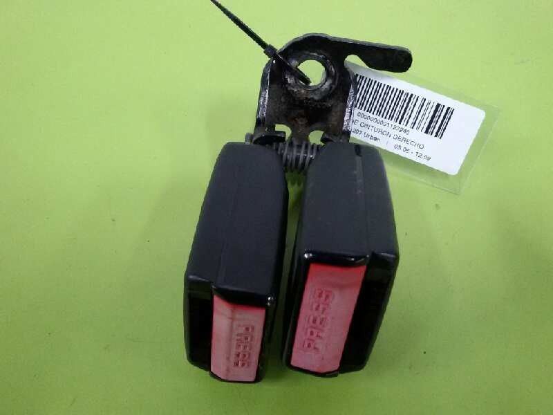 Recambio de enganche cinturon derecho para peugeot 207 urban referencia OEM IAM  TRASERO 