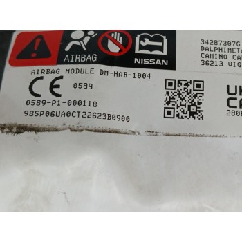 Recambio de airbag cortina delantero derecho para nissan qashqai iii (j12) 1.3 dig-t referencia OEM IAM 985P06UA0C  