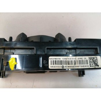 Recambio de mando climatizador para peugeot 5008 1.6 e-hdi fap referencia OEM IAM 96738323XT A2C37822700 