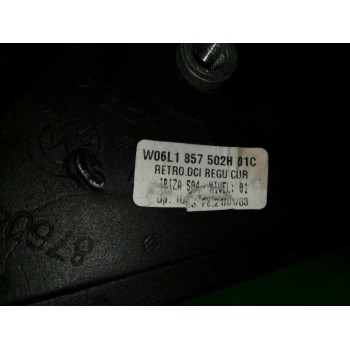 Recambio de retrovisor derecho para seat cordoba berlina (6l2) 1.4 16v referencia OEM IAM 6L0857538A9B9 MANUAL 