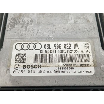 Recambio de centralita motor uce para audi a4 b8 (8k2) 2.0 tdi referencia OEM IAM 03L906022MK  0281015583