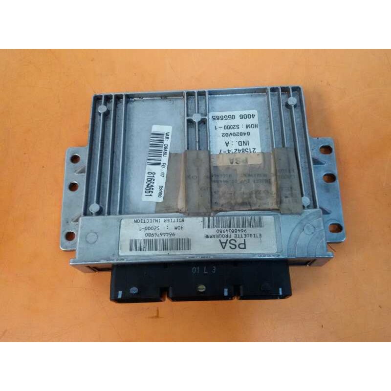 Recambio de centralita motor uce para peugeot 406 berlina (s1/s2) sr pack referencia OEM IAM 9644674980  GESTION