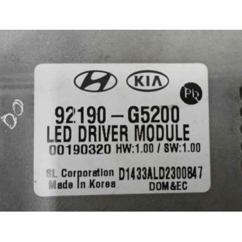 Recambio de centralita faros xenon para kia niro i (de) e-niro referencia OEM IAM 92190G5200  