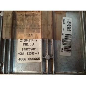 Recambio de centralita motor uce para peugeot 406 berlina (s1/s2) sr pack referencia OEM IAM 9644674980  GESTION