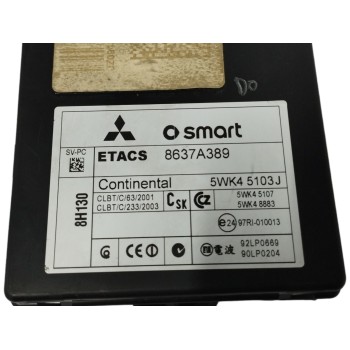 Recambio de modulo electronico para mitsubishi colt berlina 5 (z30a) 1.1 cat referencia OEM IAM 8637A389 5WK45103J 