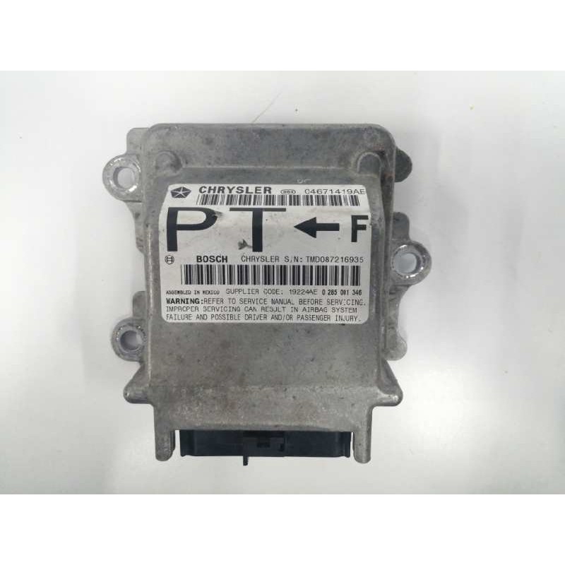 Recambio de centralita airbag para chrysler pt cruiser (pt) 2.2 crd cat referencia OEM IAM 04671419AE 0285001346 