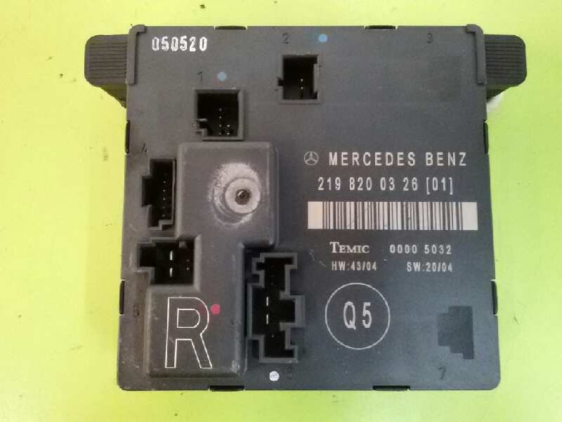 Recambio de modulo confort para mercedes-benz clase cls (w219) 350 (219.356) referencia OEM IAM 2198200326  