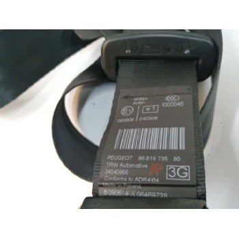 Recambio de cinturon seguridad trasero izquierdo para peugeot 5008 1.6 e-hdi fap referencia OEM IAM 9681973580 TERCERA FILA 