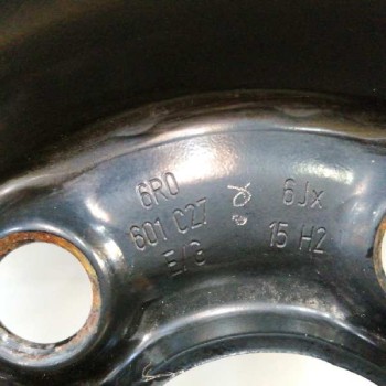 Recambio de neumatico repuesto para volkswagen polo (6r1) 1.6 tdi referencia OEM IAM 6R0601027 6JX15H2 ET38 