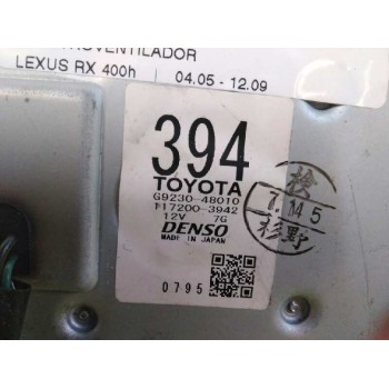 Recambio de motor calefaccion para lexus rx 400h referencia OEM IAM G923048010  