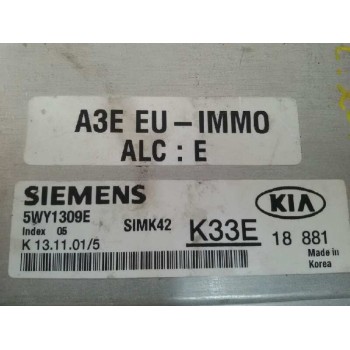 Recambio de centralita motor uce para kia rio ls berlina (5-ptas.) referencia OEM IAM K33E18881 5WY1309E 