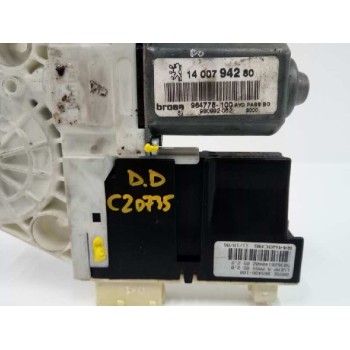 Recambio de motor elevalunas delantero derecho para peugeot 807 st pack referencia OEM IAM 1400794280 964778100 