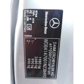 mercedes-benz vaneo (w414) furgoneta compacta del año 2004