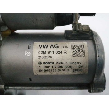 Recambio de motor arranque para seat ibiza (6p1) 1.2 tsi referencia OEM IAM 02M911024R 0001177008 